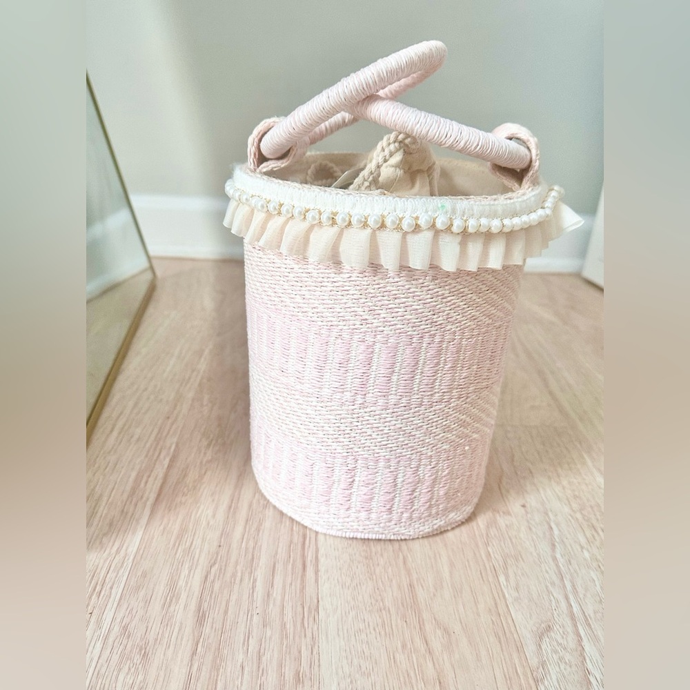 Sigrid Olsen Boutique Bucket Bag Pale Pink for Spring & Summer